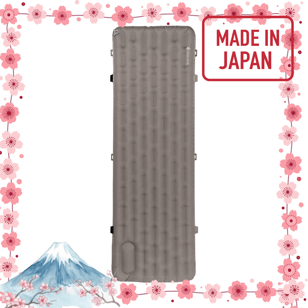 【ผลิตในประเทศญี่ปุ่น】สโนว์พีค (snow peak) แผ่นรองนอนแบบพกพา แผ่นลม แคมป์ เต็นท์ หมอน