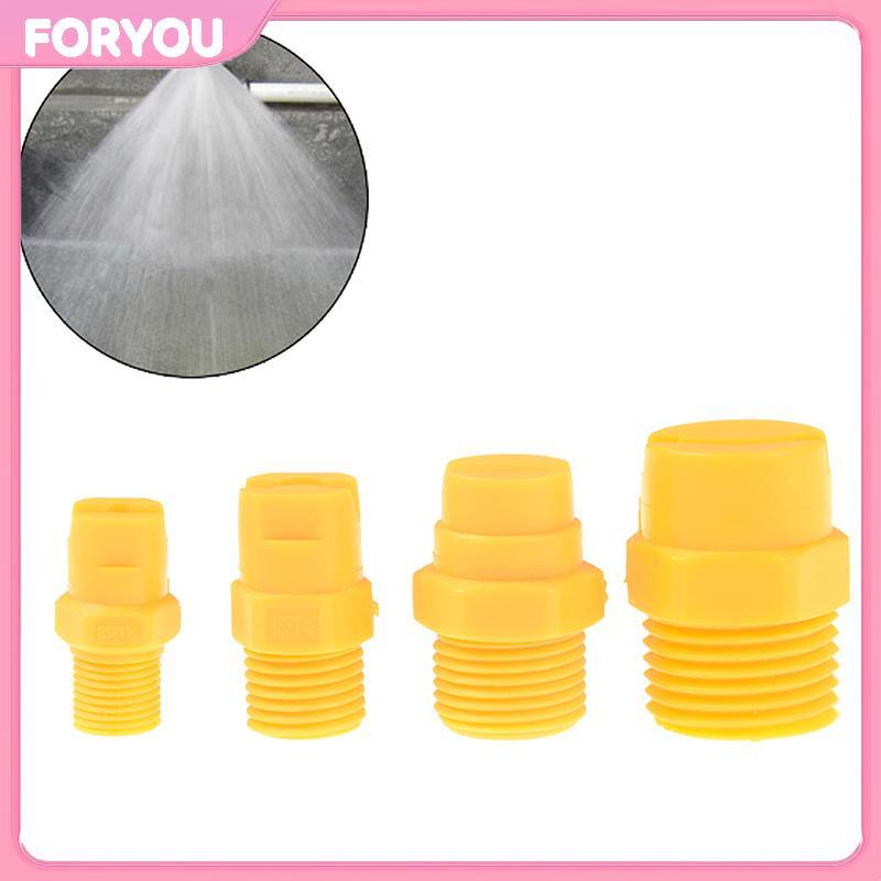 FORYOU พลาสติก Vee Jet แบนพัดลมหัวฉีด 1/8" 1/4 "3/8" 1/2 "อุตสาหกรรมทําความสะอาด null