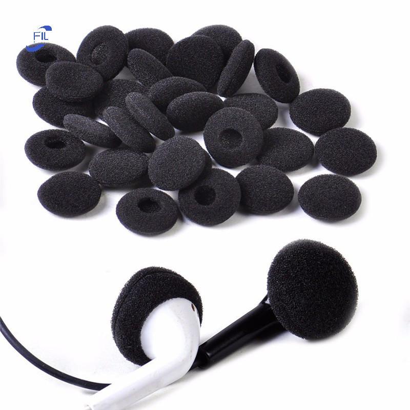 FIL 30PCS โฟมฟองน้ําแผ่นรองหูฟังหูฟังสําหรับหูฟังฝาครอบ OP