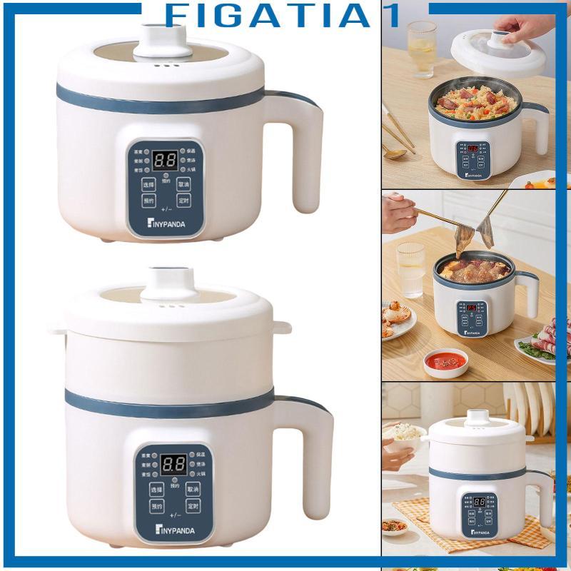 [figatia1] หม้อร้อนไฟฟ้า 1.7 ลิตร Nonstick Rapid Noodles Cooker Mini Hotpot สําหรับโจ๊กข้าวไข่ข้าวโอ