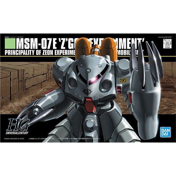 Bandai 1/144 HGUC 039 MSM-07E ZGOK ทดลอง Magic Crab Gundam Assembly Model