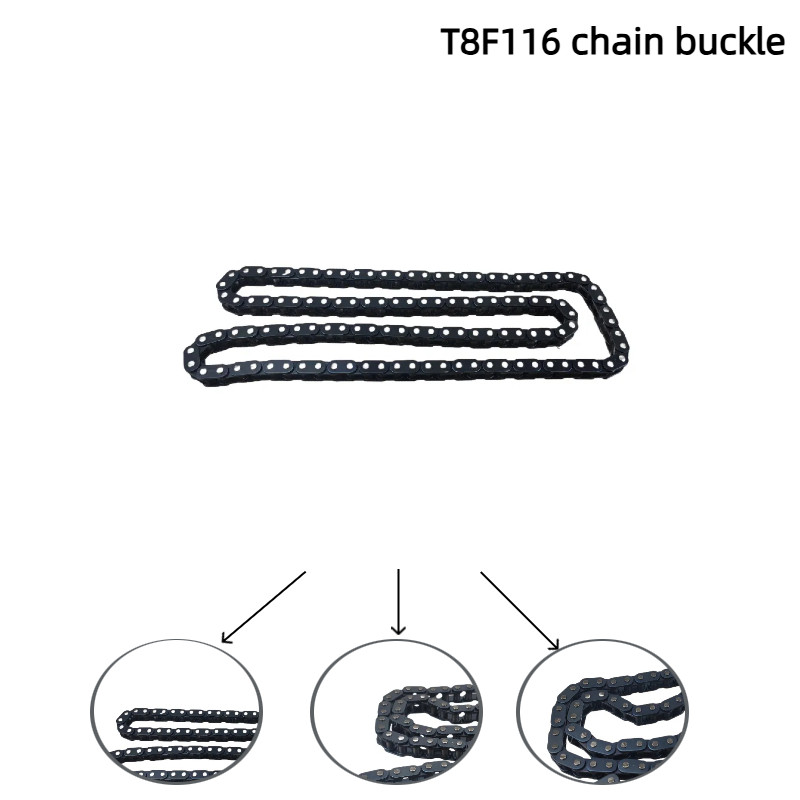 T8F โซ่อะไหล่ Master Link 116L สําหรับ 47cc 49cc 2 จังหวะเครื่องยนต์ Minimoto กระเป๋าจักรยานขนาดเล็ก