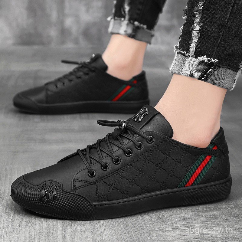 Fuyuan รองเท้าผ้าใบหนังแท้ Influencer Size Number Standard No Squeeze Foot Size