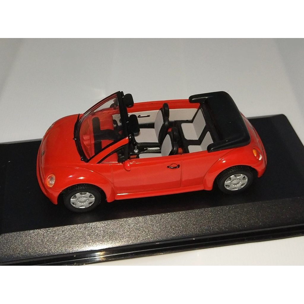 1/43 Mini Cut Volkswagen New Beetle Convertible Concept Car 1994 แพ็คเกจเดิม บรรจุภัณฑ์ครบชุด [วงกลม