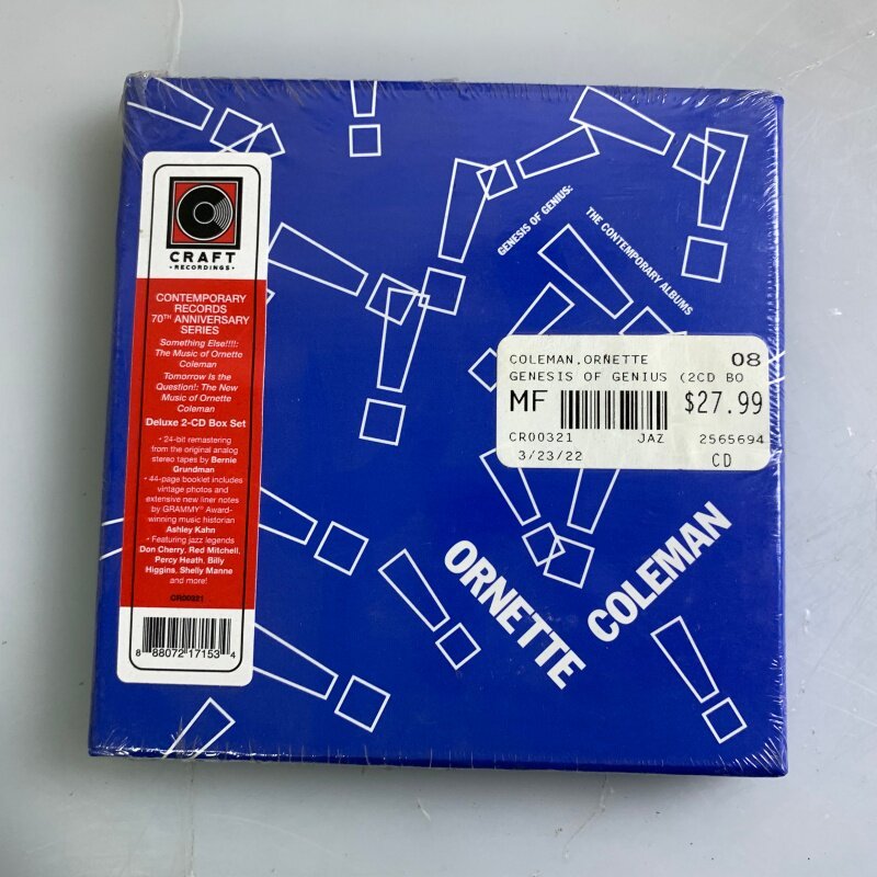 (ปลดล็อค) Ornette Coleman Genesis of Genius 2CD (ใหม่เอี่ยม ) ปิง