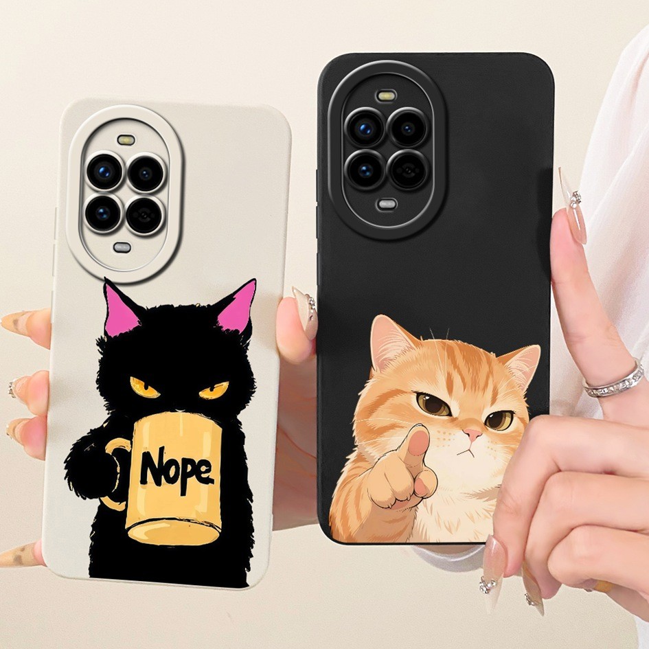 ปลอกกันกระแทกสําหรับ Huawei Nova 13 BLK-AL80 กรณีน่ารักการ์ตูนแมว Candy ซิลิโคนนุ่มสําหรับ Huawei No