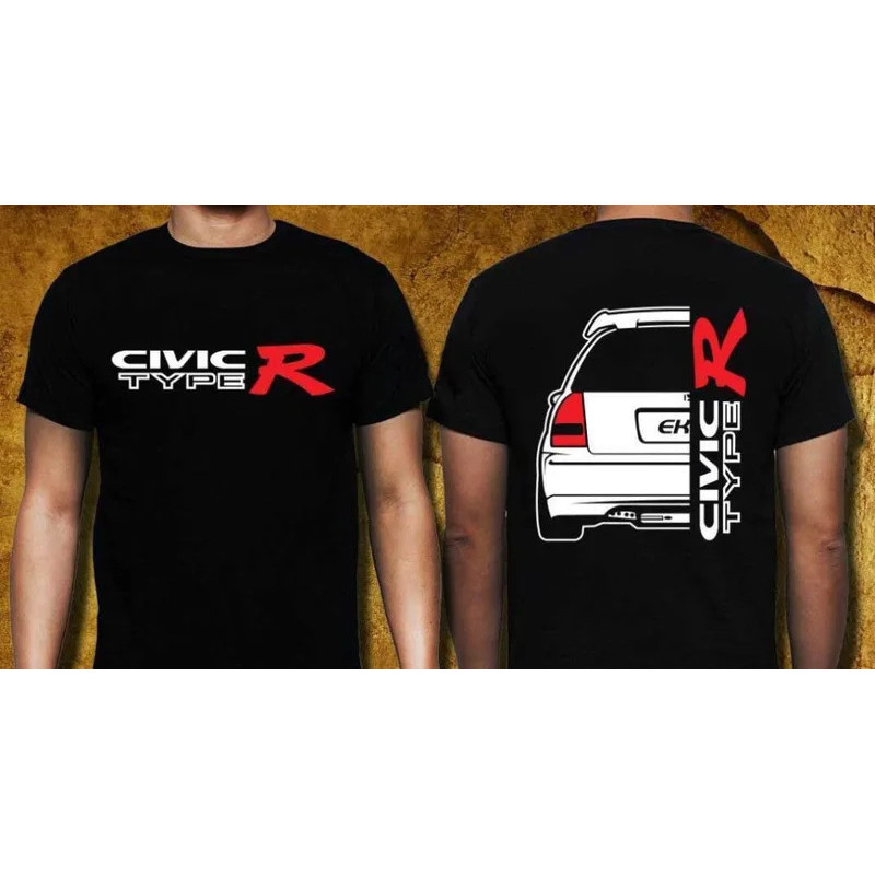 เสื้อยืดสำหรับแฟนรถญี่ปุ่น Civic EK9 Type R