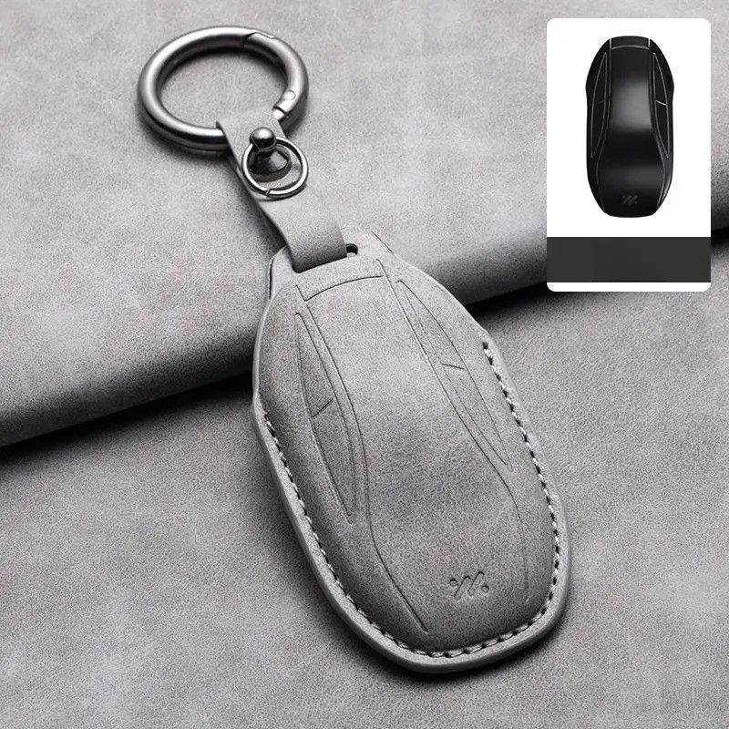 ฝาครอบหนังกุญแจรถพวงกุญแจป้องกันสําหรับ MG IM6 IM5 L7 LS6 LS7 L6 IM6 MG IM6 IM5 L7PRO LS6 LS7 L6 IM6