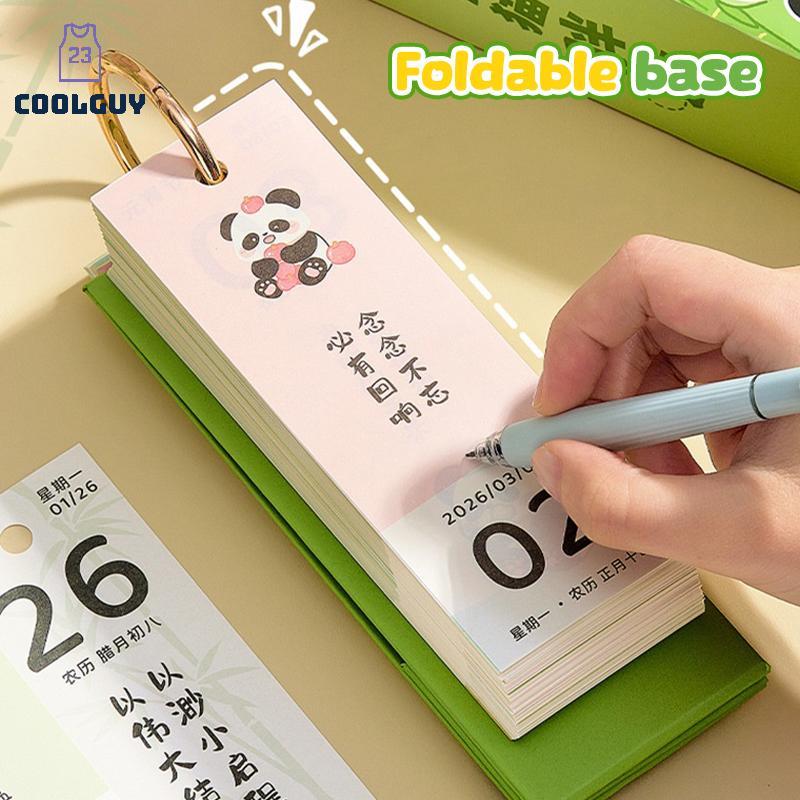 [YLSW] 2026 Daily Panda Planner: 365 คําคมสร้างแรงบันดาลใจและการออกแบบเลี้ยวเพียงครั้งเดียว TH