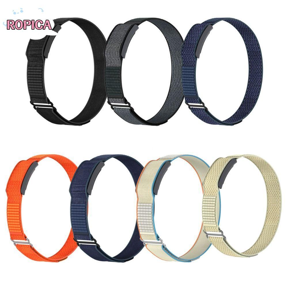 ROPICA Fitness Tracker Arm Band, ไนลอนแบบปรับได้กีฬา Band Bicep Band, Loop Design Breathable สายรัดส