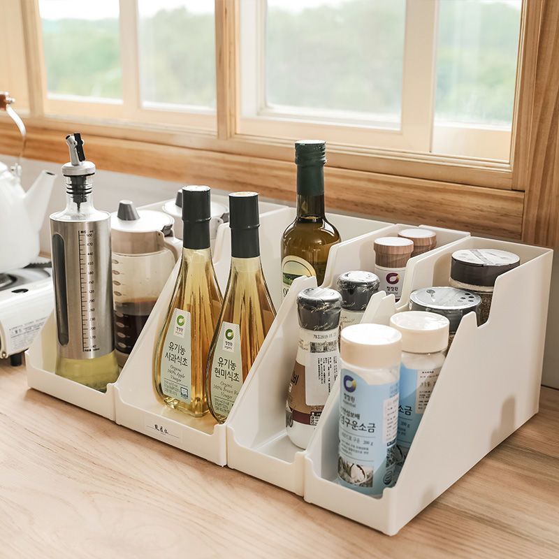 New Product#Plastic kitchen organizer box for spices, desktop storage box, tall and narrow type for 