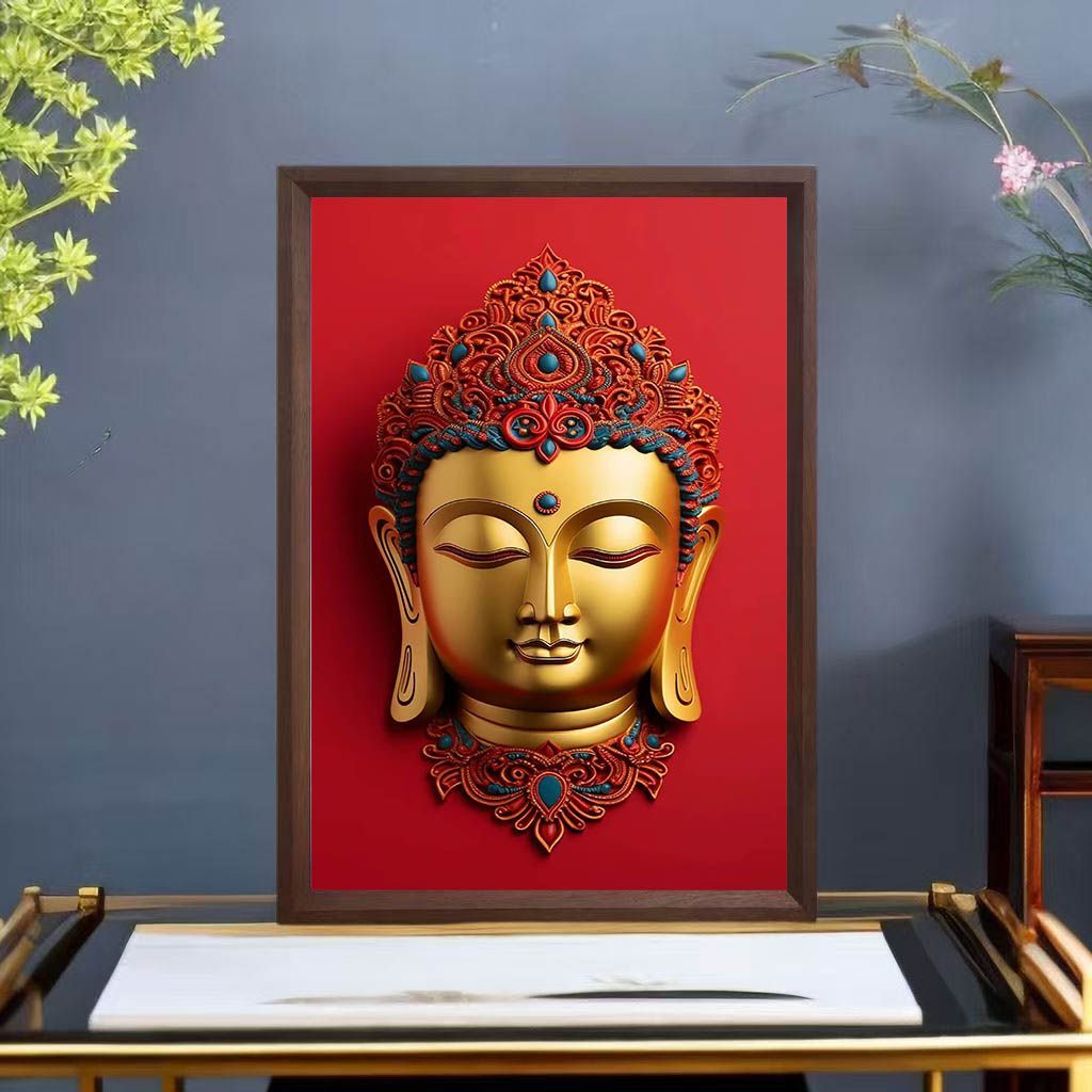 New Product#[Shop Hot Sale]3D Buddha and Bodhisattva Portrait for Temple, Study, Office, Tabletop Di