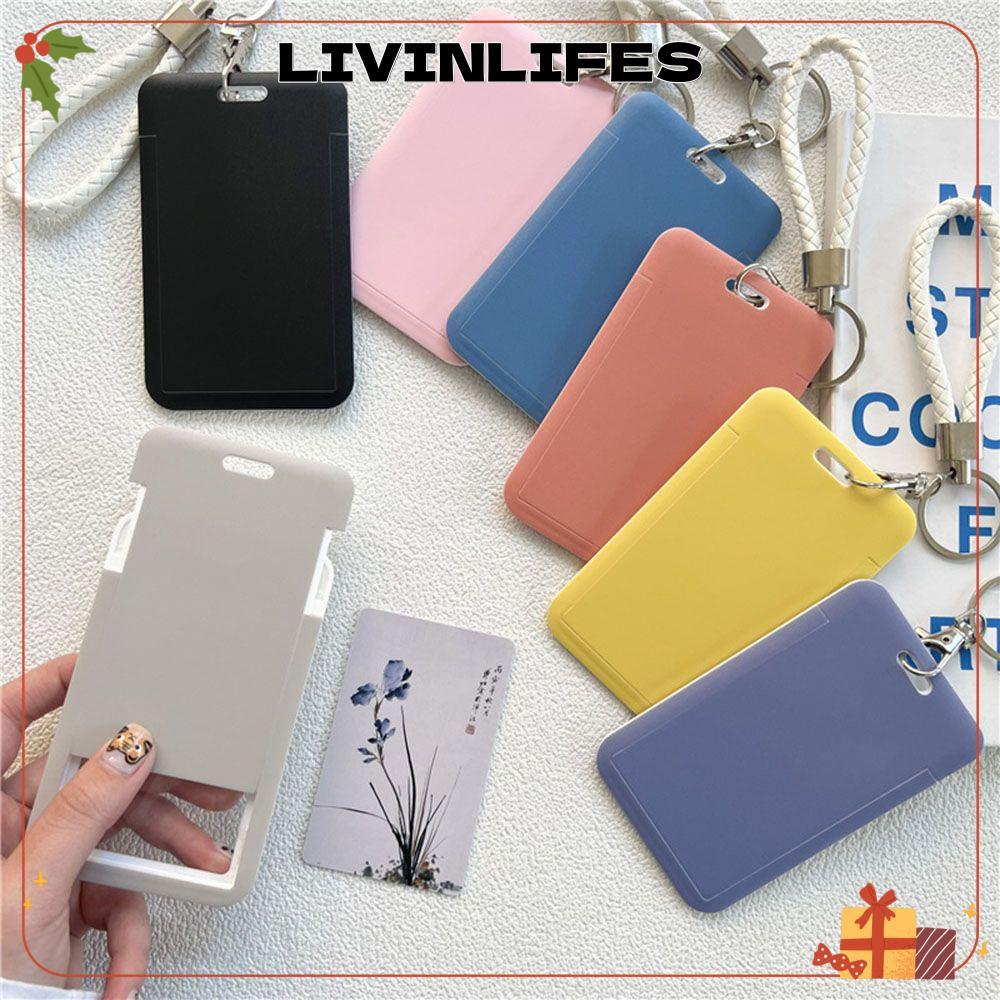 ILIVINLIFE กระเป๋าบัตรเครดิตสำหรับเด็กและผู้ใหญ่ อุปกรณ์เสริมสำหรับนักเรียน