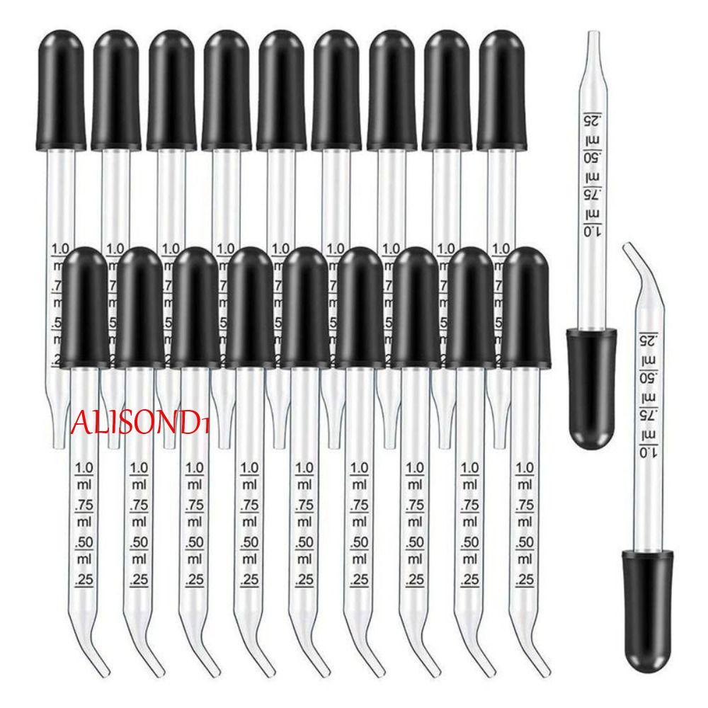 ALISOND1 Scale Dropper Multi-purpose Essential Oil Dropper Reusable ขวดน้ํามันฟางเคมี Lab อุปกรณ์ Sc