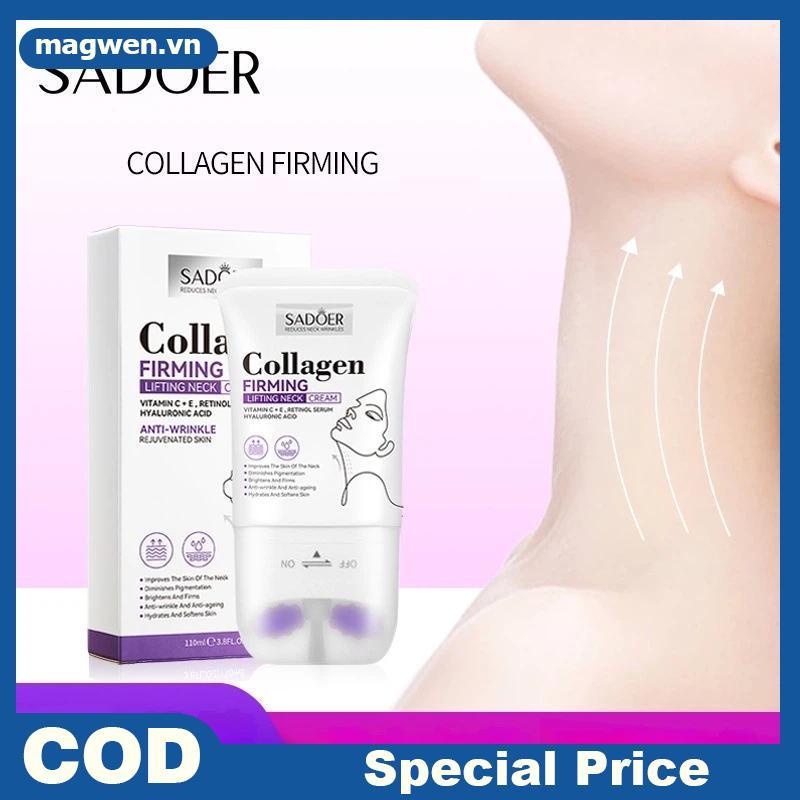 Magwen SADOER 110ml คอลลาเจน Firming Ne ครีม Lifting Moisturizing Brightening นวด Roller Ne Beauty ค