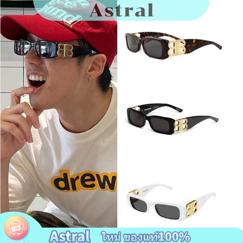 แว่นกันแดด Balenciaga รุ่นDynasty BB rectangle รหัสBB0096S สินค้ามาใหม่ ของแท้100%