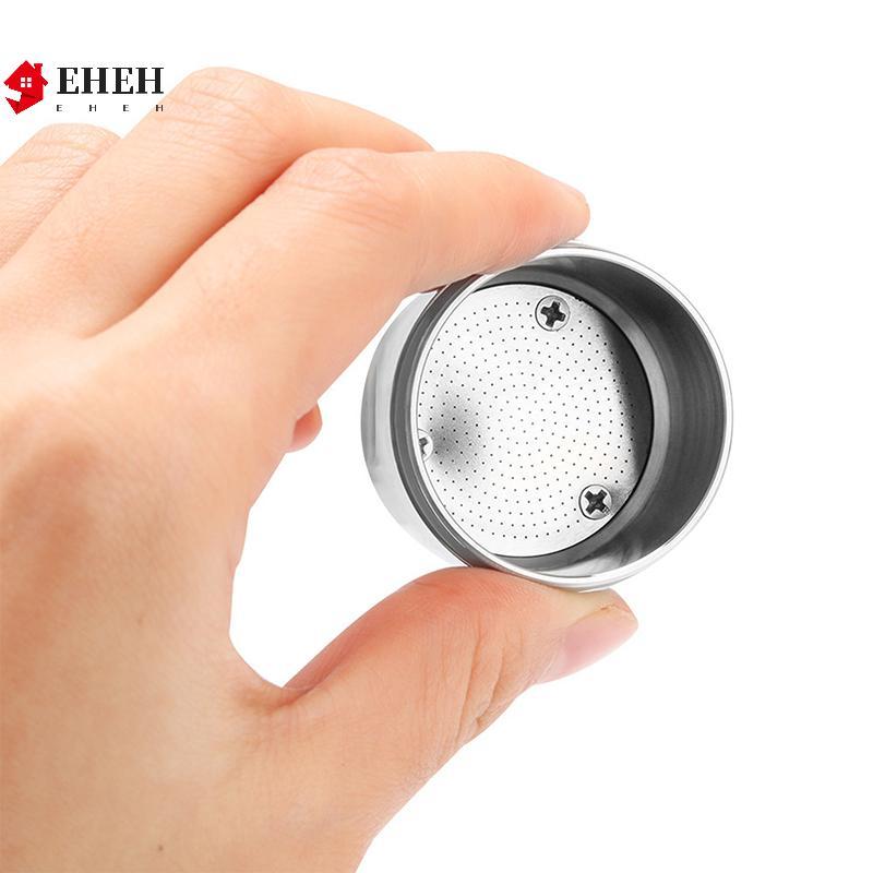 [EHEH] ICafilas สแตนเลสนํากลับมาใช้ใหม่ Illy กรองกาแฟ Tamper ชุดแคปซูลรีฟิล Pod Tamper สําหรับ ILLY 