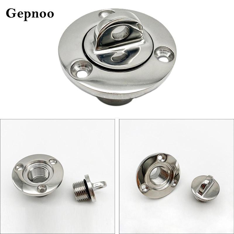 ปลั๊กระบายน้ำเรือ Gepnoo Marine เหมาะสำหรับGarboard รอบ 1 หลุม