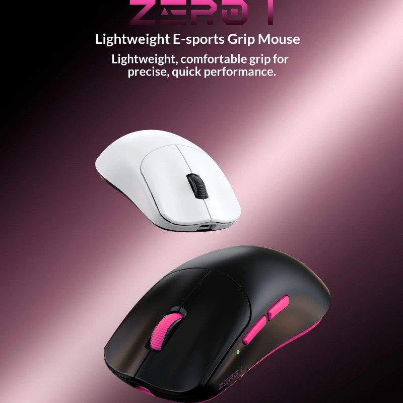 Xinmeng ZERO1 Series E-sports เมาส์ Tri โหมดบลูทูธไร้สายเมาส์ 8K น้ําหนัก Gamer เม้าส์ Latency ต่ํา 500mAh สําหรับ FPS ของขวัญที่กําหนดเอง