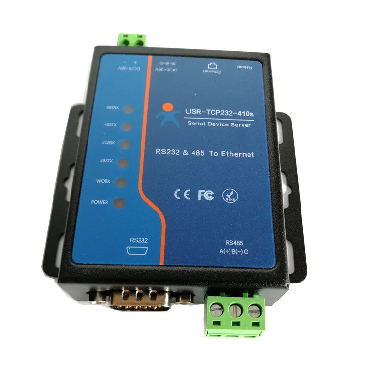 Usr-Tcp232-410S RS232 / RS485 Serial to Ethernet Adapter/IP อุปกรณ์ Server Ethernet Converter รองรับ