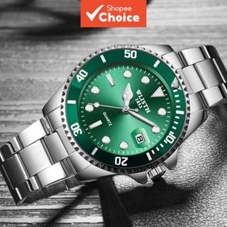 นาฬิกาข้อมือกีฬาผู้ชาย กันน้ํา มีเรืองแสง ดีไซน์ลําลองธุรกิจ…