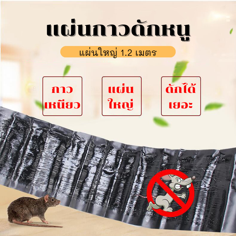 Buttle กาวดักหนู แผ่นกาวดักหนู แบบสำเร็จรูป แผ่นใหญ่ กาวเหนียว ดักหนูติดแน่น