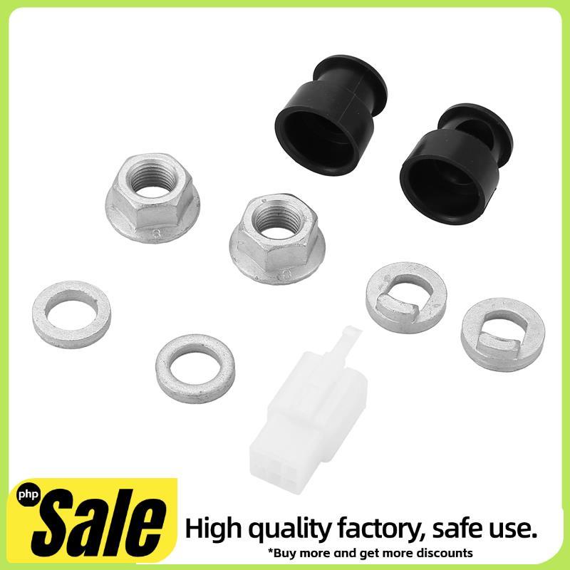 E-Bike ไฟฟ้าจักรยาน Hub Motor Axle Front Lock Nut /Lock Washer /Spacer /Nut Cover พร้อมเพลา 12 มม.