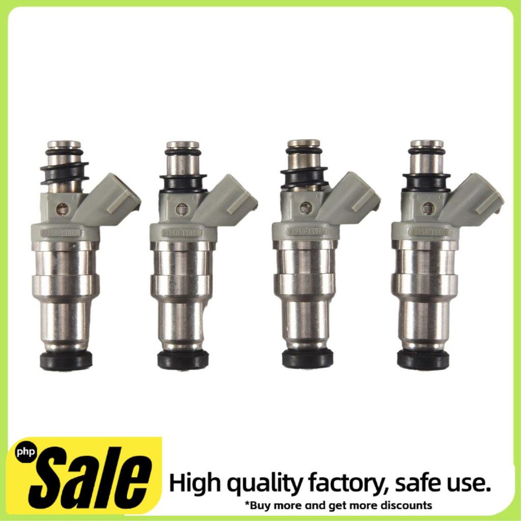 4 ชิ้น 23250-11060 23209-11060 หัวฉีดสําหรับ Starlet Glanza -FTE 1.3 Turbo EP91 อะไหล่อุปกรณ์เสริม