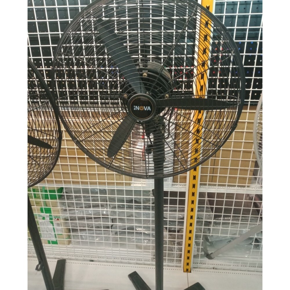 INOVA พัดลมอุตสาหกรรมตั้งพื้น ขนาด 20นิ้ว IDTF-20S สีดำ