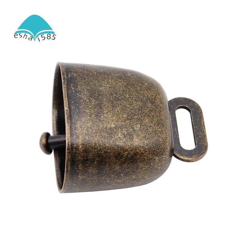 Eshai585กระดิ่งทองแดง Loud Crisp Sound Hanger โลหะเหล็ก Bells สัตว์เลี้ยงตกแต่งสําหรับแมวสุนัข Spread Farther สําหรับวัวม้าแกะ B