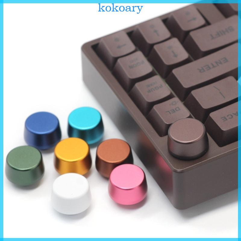 KOK ปุ่มแป้นพิมพ์โลหะเสริมการพิมพ์สําหรับ C65 FEKER IK65 คีย์บอร์ดแบบกลไก
