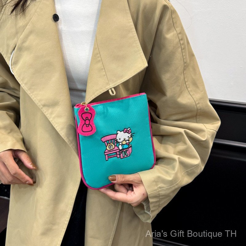 [Aria] ปัก hello kitty Storage Bag Card Holder ID