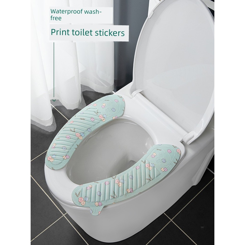 ฝาชักโครก ฝาชักโครก cotto ฝาชักโครกในครัวเรือนกันน้ํากาวเสื่อห้องน้ํา