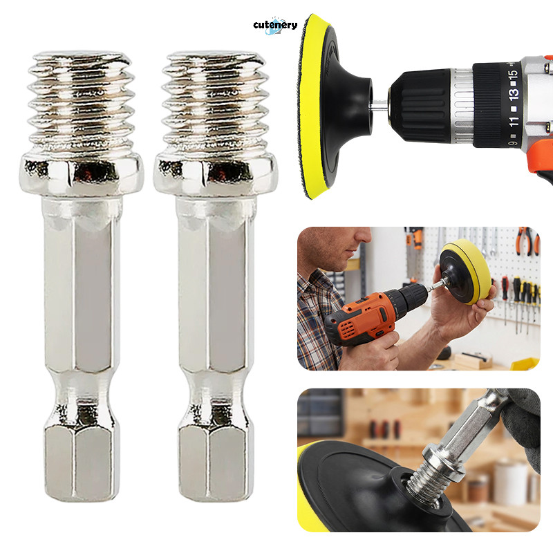 😊Cutenery😊เพลาอ่อนต่อดอกไขควง Hex กันลื่น ก้านต่อดอกสว่าน แบบยืดหยุ่น มีเกลียว Hex Shaft Flexible Ho