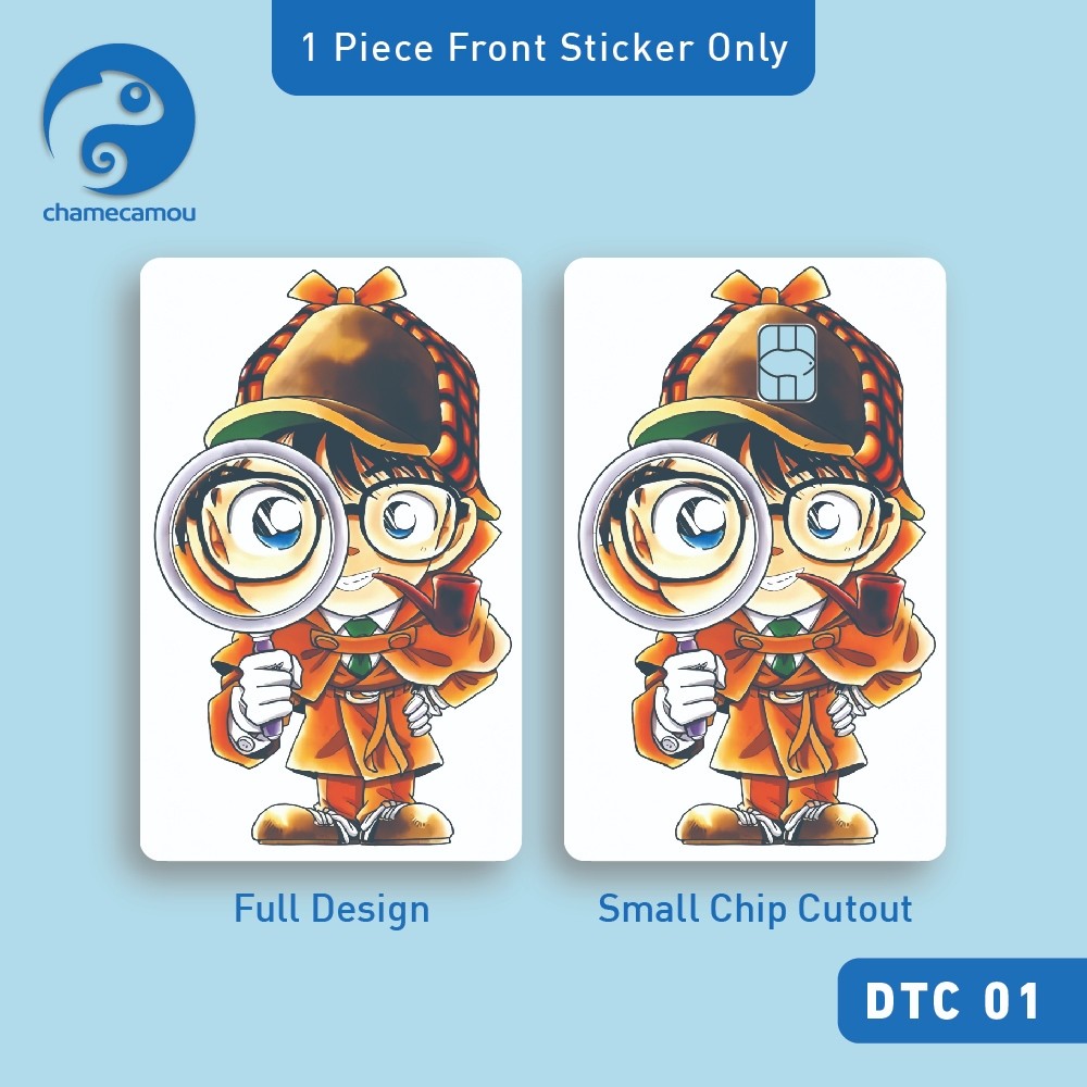 สติ๊กเกอร์ตกแต่งโคนัน ติดผิวการ์ด ATM/การ์ดรถ/การ์ดอพาร์ตเมนต์