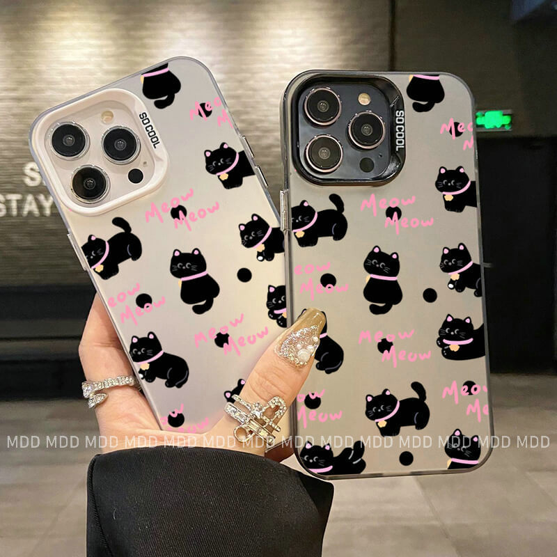 OPPO Reno 7Z 8 10 6 Lite 5G A74 F19 F19S A95 4G A3S AX5 A12E F9 Pro ความคิดสร้างสรรค์ Anti-drop Cat 