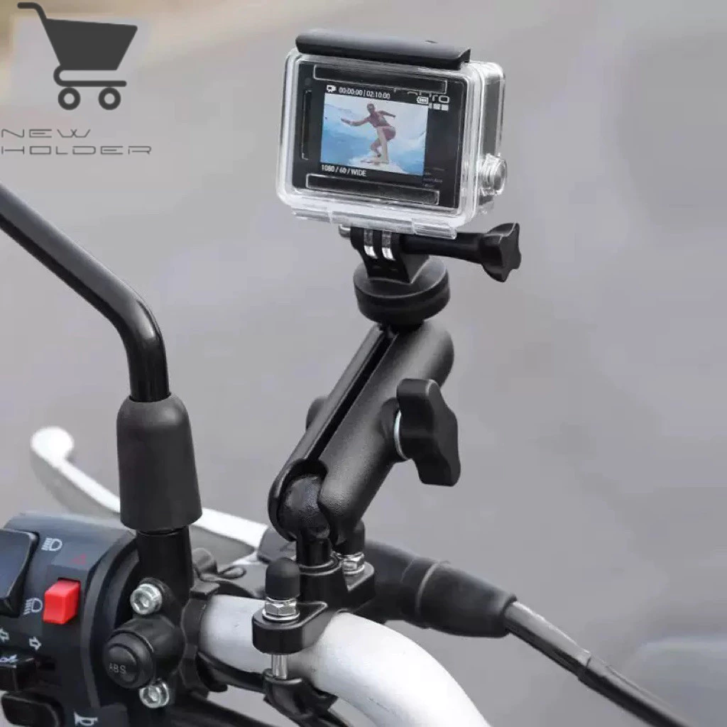 MOTOTIGER ที่จับกล้องติดมอไซค์ ที่จับมือถือ ที่จับกล้อง ที่ยึดกล้องอลูมิเนียม thumbnail 3