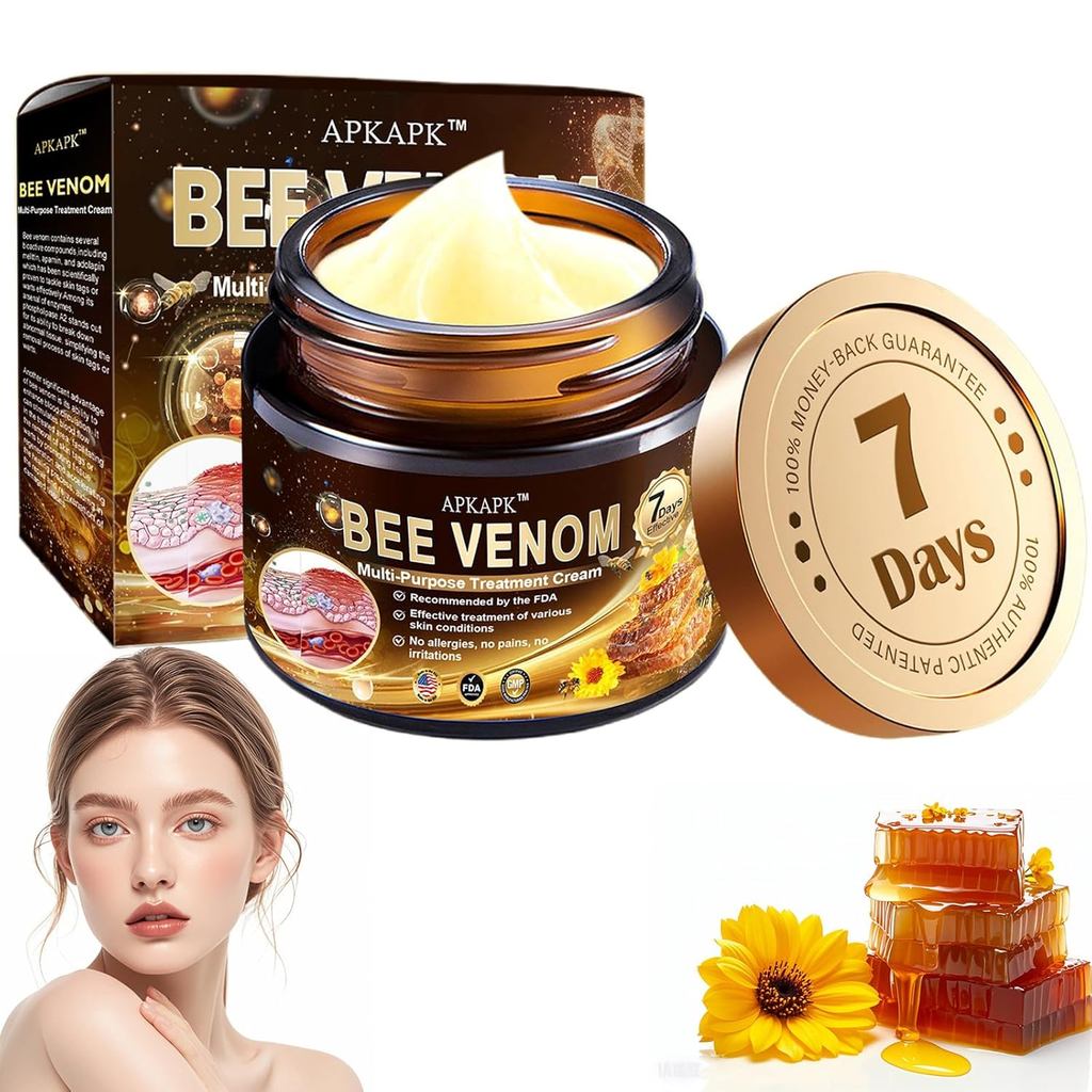 Bee Venom ครีมบํารุงผิวอเนกประสงค์, ครีม Bee Venom ใหม่ 2025, ครีมบํารุงผิว Bee Venom, เจลพิษผึ้งสํา
