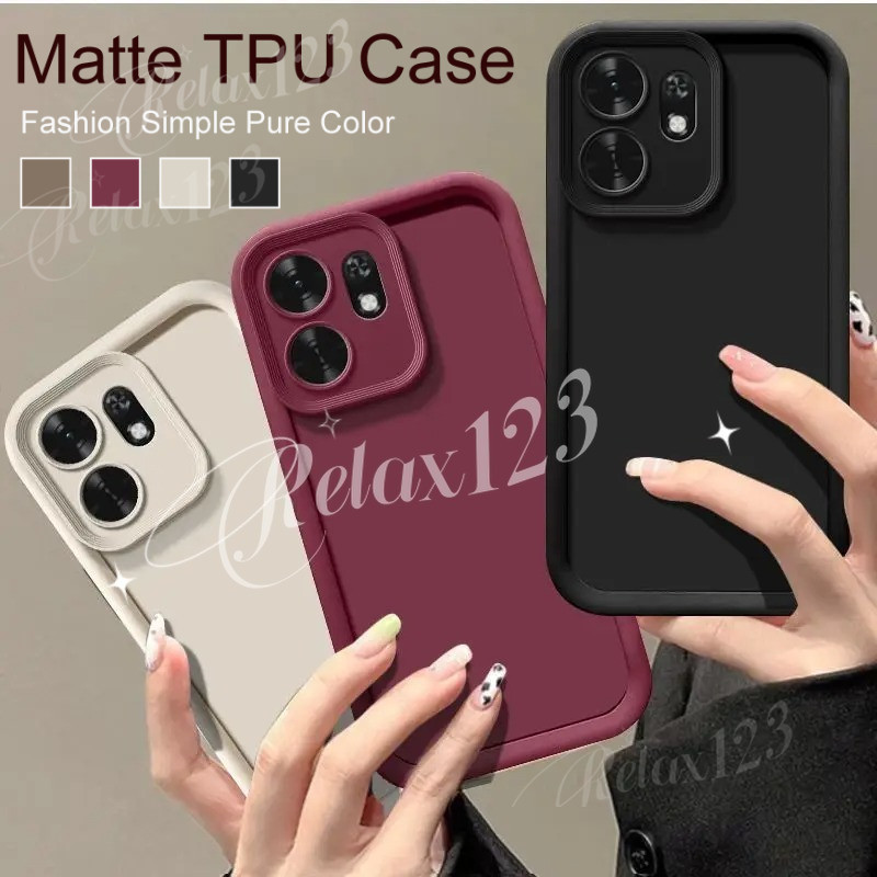 For itel A100C A200+ A80 A70 RS4 P55 4G 5G แฟชั่น Simple Pure Color Matte TPU สําหรับ ital A 200 + i