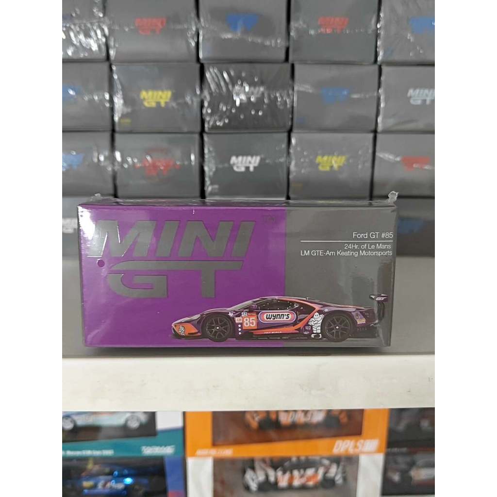 MINIGT 438 1/64 Ford GT 2019 Le Ming 24 ชั่วโมงความอดทน Sai LM GTE-Am Keat Motorsports ภาพวาดแบรนด์ใ