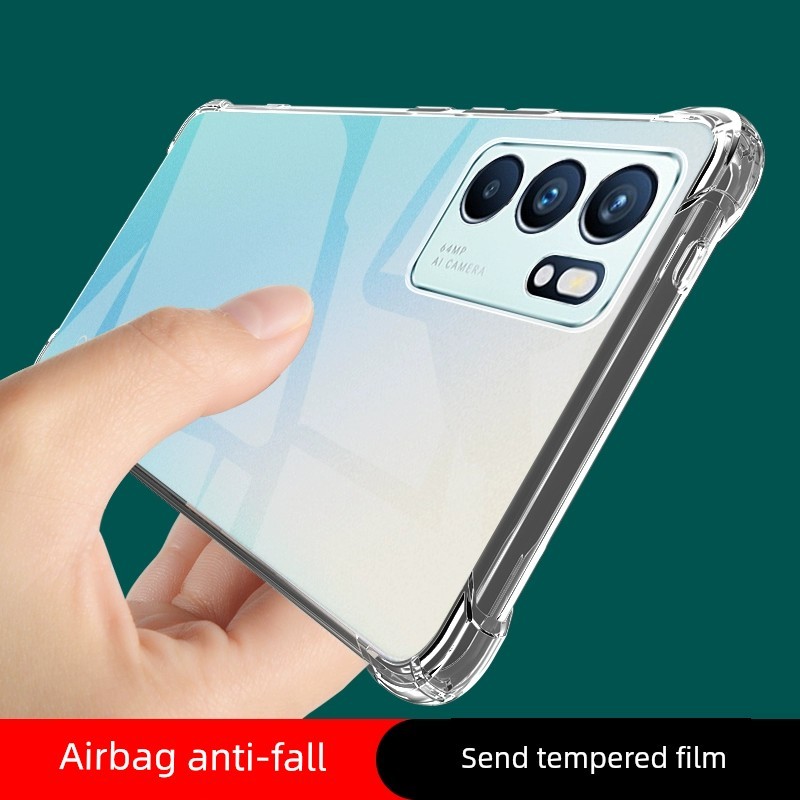 เคส oppo a18 เคสออปโป้ a18 UFTopporeno6 เคสโทรศัพท์ Reno6Pro + กันกระแทก opopreno เคสป้องกัน OPPO รว