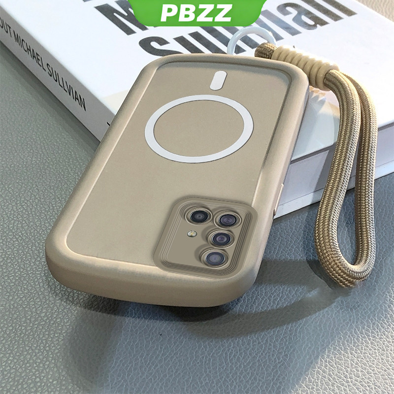 PBZZ เคสสําหรับ SAMSUNG a51 a31 a71 เคสโทรศัพท์ Softcase กันกระแทก ดีไซน์ใหม่ ความงาม สิ่งที่แนบมาแม่เหล็กไร้สาย สีดํา JTDTGSBS02