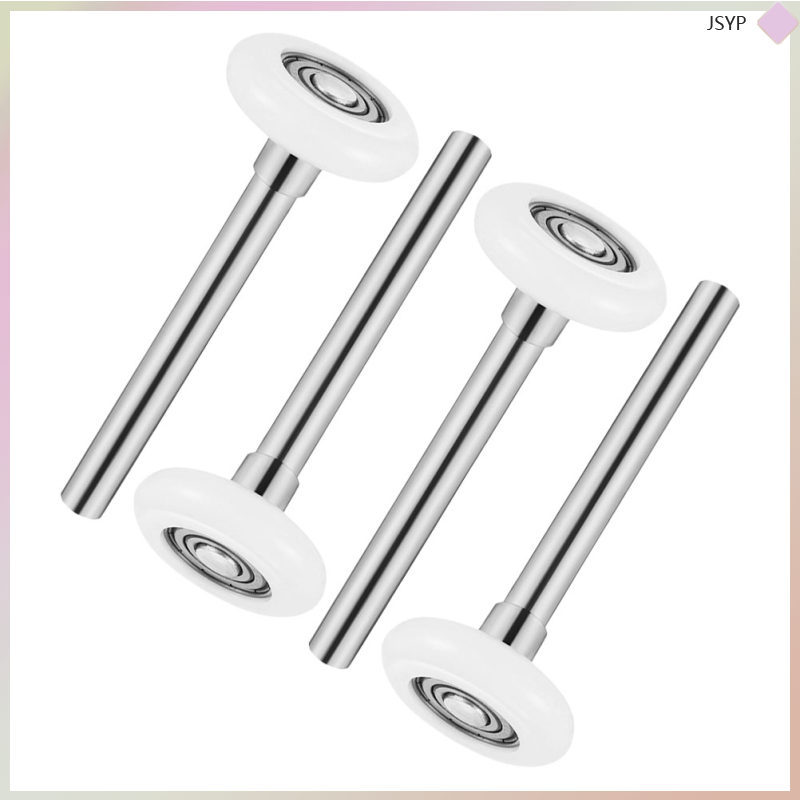ล้อติดตั้งประตู Closet Floor Roller Bearing Nylon Garage Rollers Replacement junshaoyipin