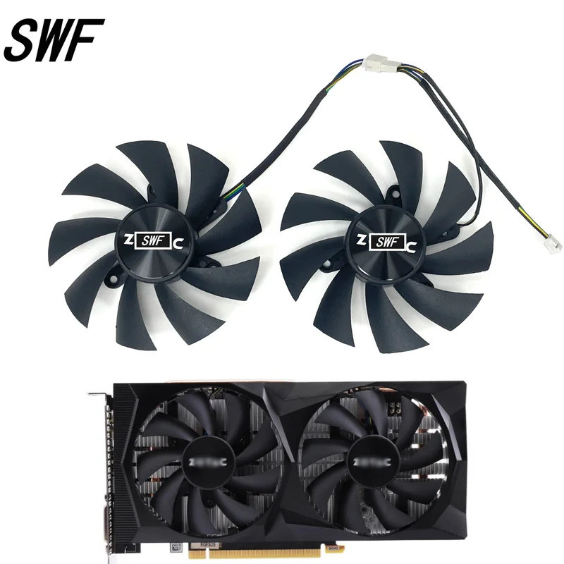 2 ชิ้น/เซ็ต GA92S2H GFY09215M12SPA 87 มม.RTX2060 GPU Cooler สําหรับ Zotac RTX2060 SUPER Destroyer HA