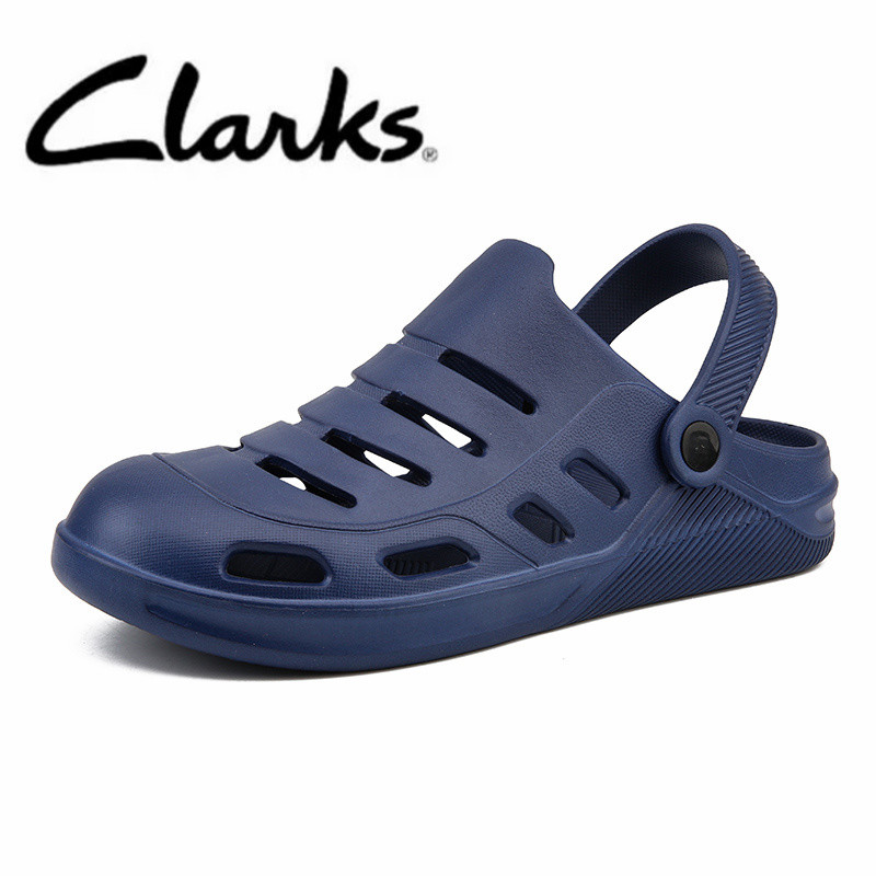 Clarks รองเท้าผู้ชาย Clarks รองเท้าผู้ชาย Clarks รองเท้าแตะบุรุษสุภาพสตรีรองเท้ารองเท้าแบน Clarks รอ