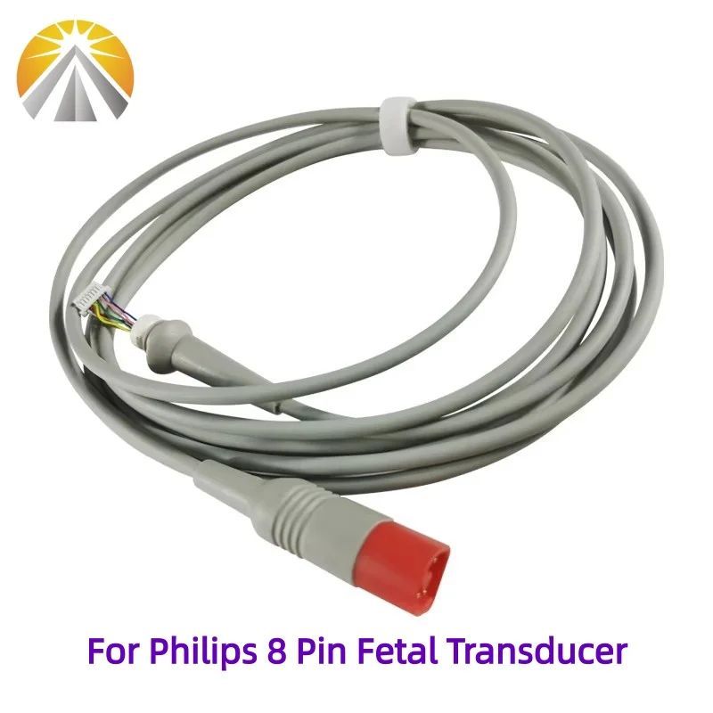 8 Pin Probe ซ่อมสายทางการแพทย์ทารกในครรภ์ TOCO US FHR Transducer NFPHA9020 สําหรับ Philips Avalon M2