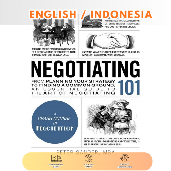 Ver Ind/En_*NEGOTIATING 101 โดย Peter Sander, MBA