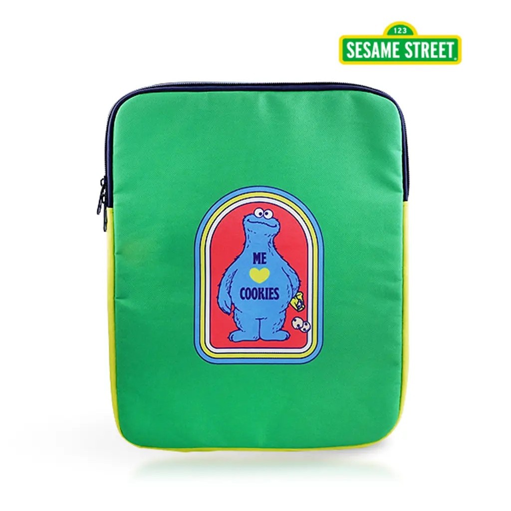 Se-ed (ซีเอ็ด) : SST6-กระเป๋าแท็บเล็ต : Sesame Street-6D Tablet Bag (SST6D TLB-15BGN23.5V) W23.5xH29