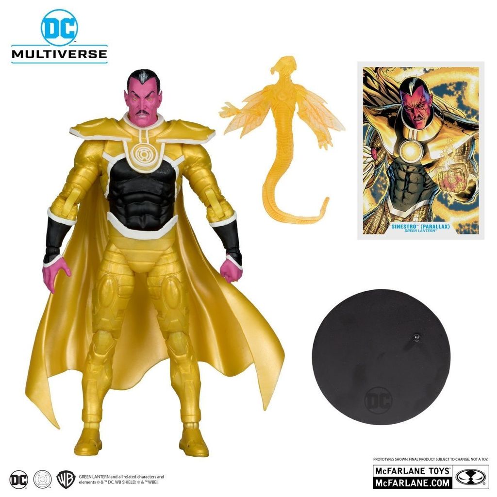 23 ซม.แสงสีเหลือง Legion Senetos Armored Version Green Light Action Figure ของเล่น Injustice League 