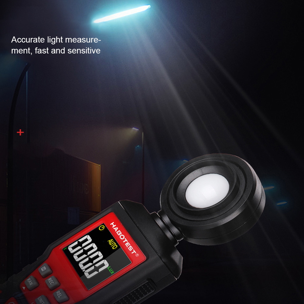 HT620L แบบพกพาความแม่นยำสูงเครื่องวัดแสงดิจิตอล Luxmeter Illuminometer เครื่องมือทดสอบ